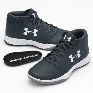 Under Armour Jet 2017 Basketball Shoes | Men’s 11 | Gray & White Athleisure